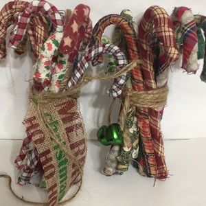Christmas candy canes hand made total 24 Primitive
